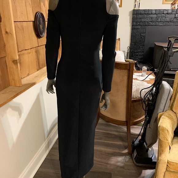 Vintage 90’s Expo Nite cold shoulder maxi dress - Picture 9 of 11